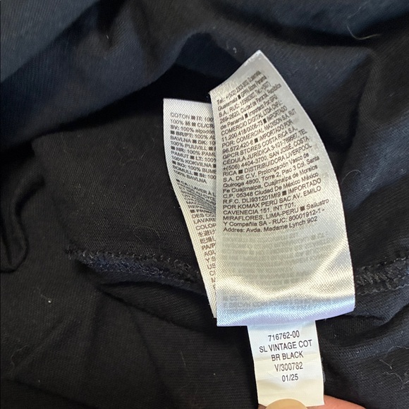 NWOT Banana Republic Classic Black Muscle T, Size Small - Picture 4 of 6